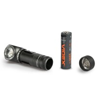Wiederaufladbare LED-Taschenlampe VIDEX VLF-A056H 200Lm 5000K Stirnlampe Rotlicht Magnet