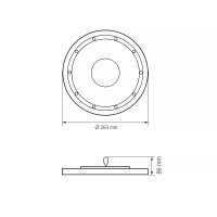 LED Hallenstrahler High Bay VIDEX HBe03 100W 12000Lm 5000K AC180-265 V schwarz IP65