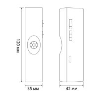 Wiederaufladbare LED-Leuchte mit Bewegungssensor VIDEX VL-NL108W Schrank Treppen Nachtlicht