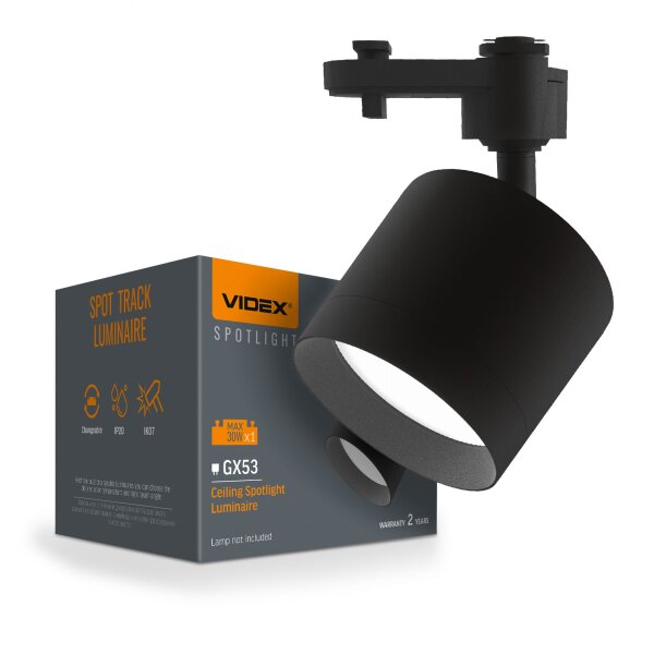 Spot-Schienenleuchte VIDEX für GX53 Lampe VL-SPF17C-B