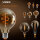 LED Glühlampe VIDEX E27 G200 8W 1800K FIL DIMMBAR SPIRAL AMBER