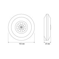 Bewegungsmelder PIR VIDEX VL-SPC05B 800W 360° IP20 Schwarz