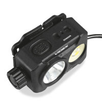 Wiederaufladbare LED-Stirnlampe VIDEX VLF-H057 1700Lm 5000K Kopflampe Bewegungssensor Grünlicht Rotlicht Headlamp
