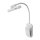 LED Akku dimmbare Buchlampe Klemmleuchte Leselampe VIDEX 60Lm 6500/4000/3000K Weiß