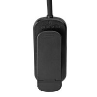LED Akku dimmbare Buchlampe Klemmleuchte Leselampe VIDEX 60Lm 6500/4000/3000K Schwarz