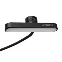 LED Akku dimmbare Buchlampe Klemmleuchte Leselampe VIDEX 60Lm 6500/4000/3000K Schwarz
