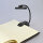 LED Akku dimmbare Buchlampe Klemmleuchte Leselampe VIDEX 60Lm 6500/4000/3000K Schwarz