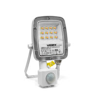 LED Flutlicht mit Bewegungsmelder VIDEX F5 PIR 10W-CCT 1000Lm 6500-5000-3000K Weiß IP65