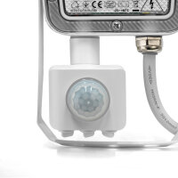 LED Flutlicht mit Bewegungsmelder VIDEX F5 PIR 10W-CCT 1000Lm 6500-5000-3000K Weiß IP65