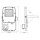 LED Flutlicht mit Bewegungsmelder VIDEX F5 PIR 20W-CCT 2000Lm 6500-5000-3000K Weiß IP65
