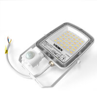 LED Flutlicht mit Bewegungsmelder VIDEX F5 PIR 30W-CCT 3000Lm 6500-5000-3000K Weiß IP65