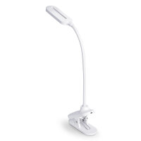 LED dimmbare Schreibtischlampe VIDEX 6W Klemmleuchte Weiß