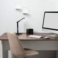 LED dimmbare Schreibtischlampe VIDEX 5W TF05B Desk Lamp Rio Schwarz
