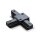 Adapter T-Typ Anschluss VIDEX Schwarz